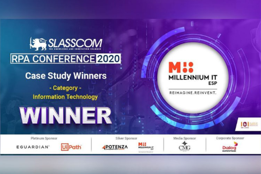 MillenniumIT ESP shines at SLASSCOM RPA Conference 2020